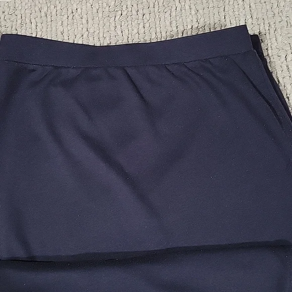 Avenue Plus Size Navy Blue Capri Stretch Pants Size 30/32 - Picture 2 of 7